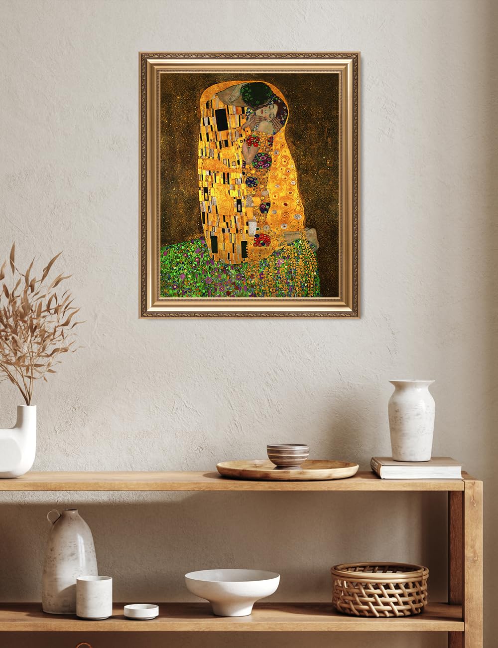 Amazon.co.jp: DecorArts 接吻 キス グスタフ・クリムトキャンバス地